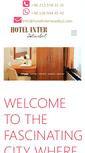 Mobile Screenshot of hotelinteristanbul.com